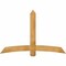Ekena Millwork Bellingham Rough Sawn Timber Gable Bracket, Western Red Cedar, 72"W x 48"H x 4"D x 6"F, 16/12 Pitch GBW072X48X0406BEL00RWR - alternate 1